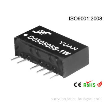 1W/2W Fixed Input, Unregulated Dual Separate Output DC DC Converter Module